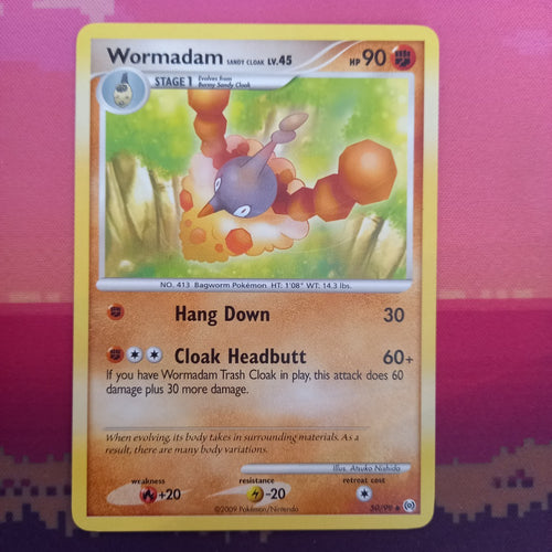 Pokemon Card Wormadam Arceus Uncommon 50/99 Near Mint