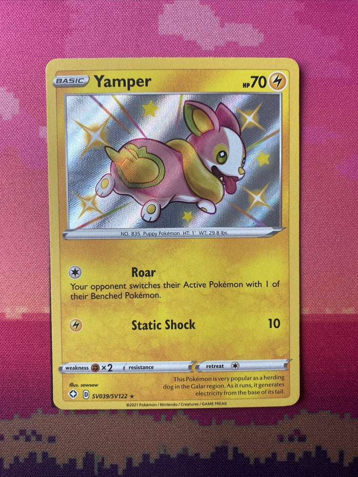 Pokemon Card Yamper SV039/SV122 Shiny Vault Near Mint