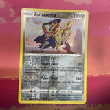 Pokemon Card Zamazenta Rebel Clash Reverse Holo Rare 140/192 Near Mint