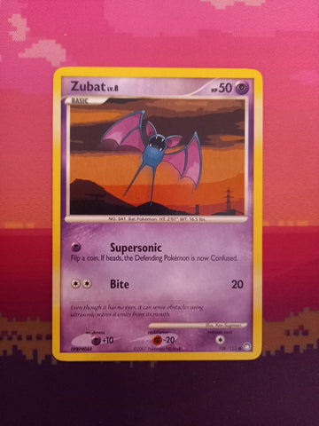 Pokemon Card Zubat Mysterious Treasures Common 108/123 Near Mint