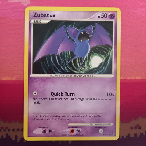 Pokemon Card Zubat Supreme Victors Common 133/147 Near Mint
