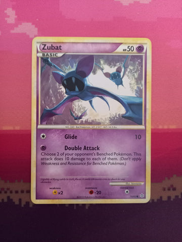 Pokemon Card Zubat Unleashed Common 70/95 Near Mint