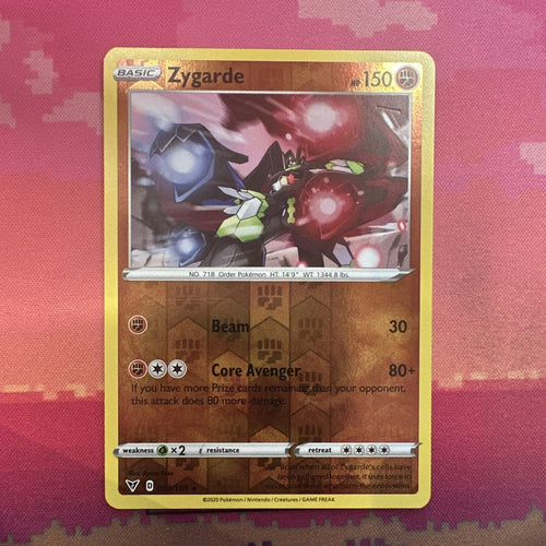 Pokemon Card Zygarde Vivid Voltage Reverse Holo Rare 093/185 Near Mint