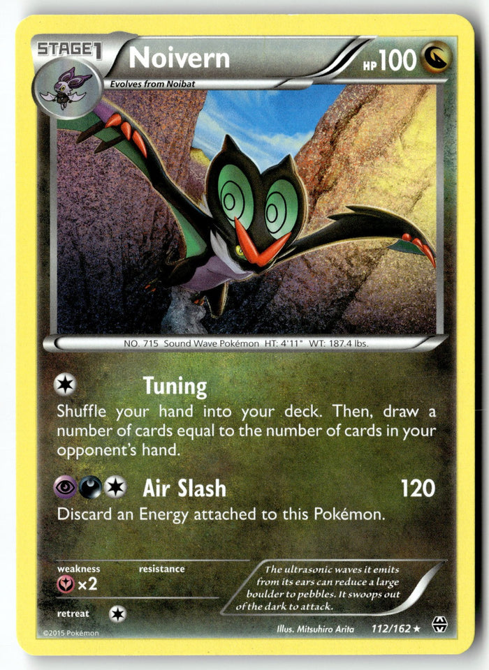 Pokemon Card Noivern LP XY - BREAKthrough Rare 112/162