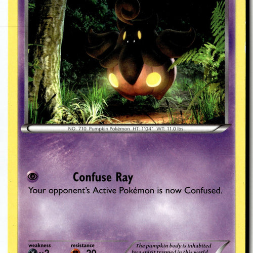 Pokemon Card Pumpkaboo (#11) LP XY Trainer Kit: Sylveon & Noivern Common 11/30