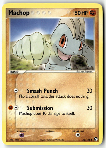 Pokemon Card Machop LP Power Keepers Common 53/108