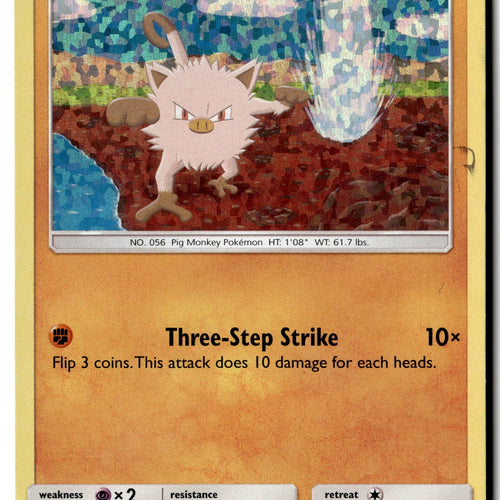 Pokemon Card Mankey - 8/12 LP McDonald's Promos 2019 Promo 008/012