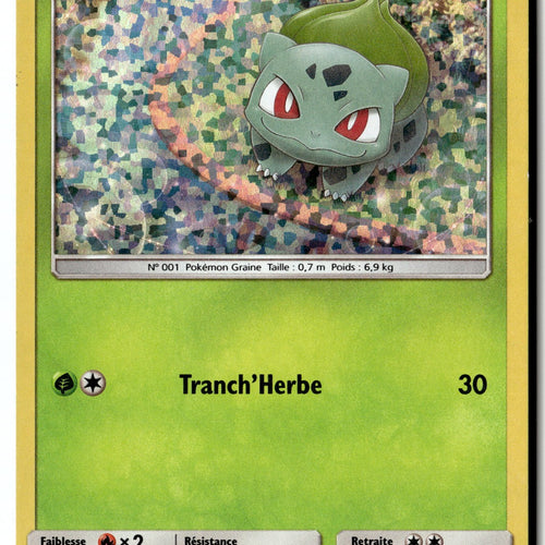 Pokemon Card Bulbasaur LP Shining Legends FRENCH MCDONALDS 2019 1/40