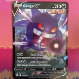 Pokemon Cards Gengar V 156/264 Ultra Rare Fusion Strike Near Mint