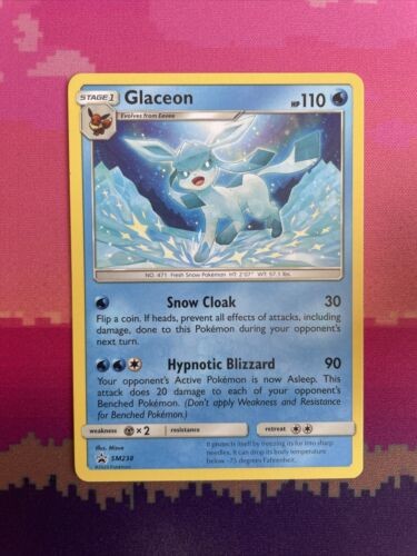 Pokemon Cards Glaceon SM238 Black Star Promo Near Mint