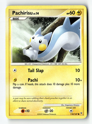 Pokemon Card Pachirisu Normal LP Supreme Victors 118/147