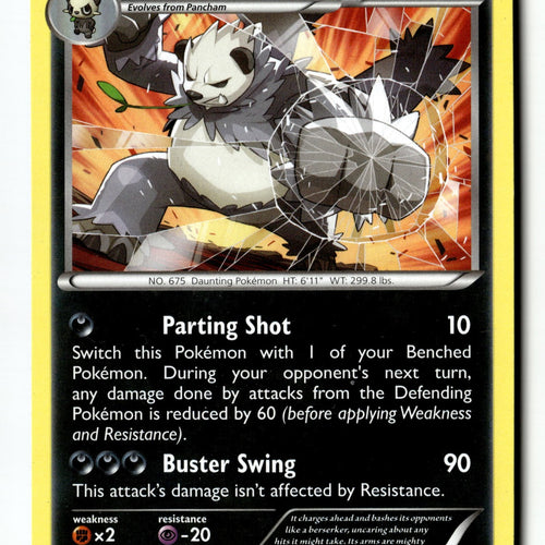 Pokemon Card Pangoro Normal LP XY - BREAKpoint 75/122