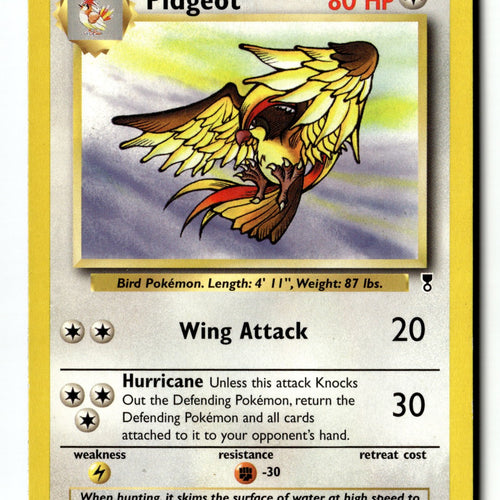 Pokemon Card Pidgeot (24) Unlimited LP Jungle 24/64