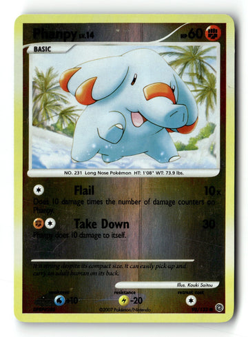 Pokemon Card Phanpy Reverse Holo LP Secret Wonders 98/132