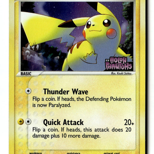Pokemon Card Pikachu Reverse Holo LP Holon Phantoms 78/110