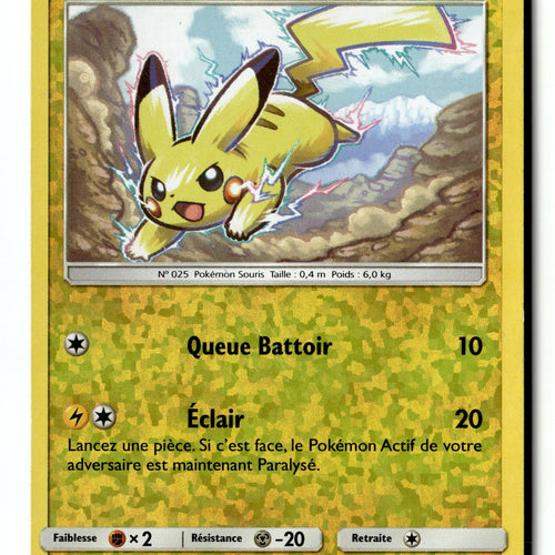 Pokemon Card Pikachu - FRENCH Mcdonald's 2018 Promo 17/40