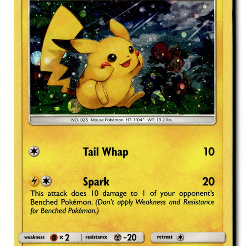 Pokemon Card Pikachu - Holo LP SM Promos SM86