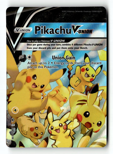Pokemon Card Pikachu V-Union - Holo LP SWSH: Sword & Shield Promo Cards SWSH139