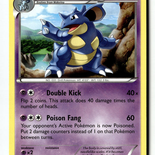 Pokemon Card Nidoqueen Normal LP XY - Primal Clash 68/160