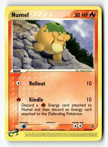 Pokemon Card Numel Normal LP Dragon 70/97