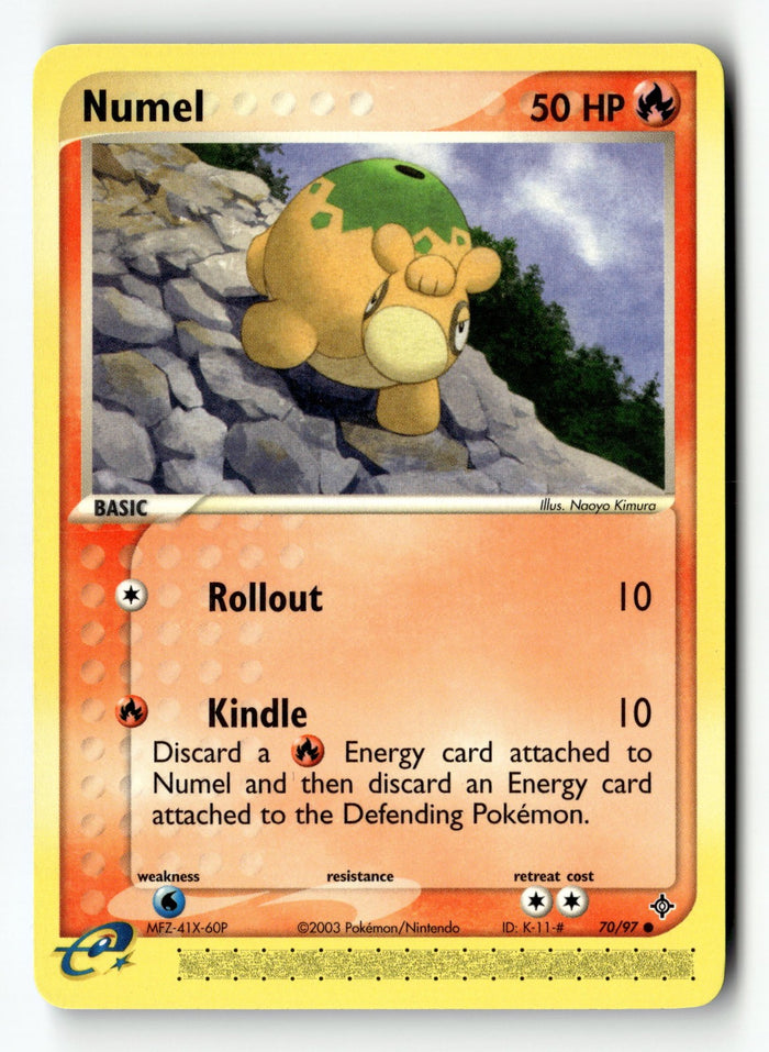 Pokemon Card Numel Normal LP Dragon 70/97