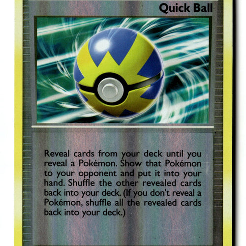 Pokemon Card Quick Ball Reverse Holo LP Majestic Dawn 86/100
