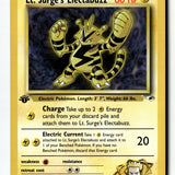 Pokemon Card Lt. Surge's Electabuzz (27) LP Gym Heroes 1st Edition Rare 027/132