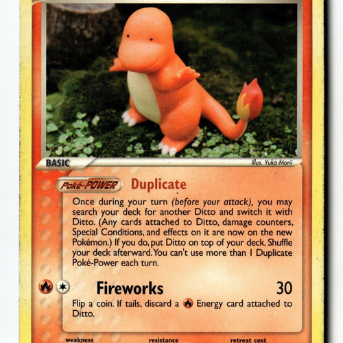 Pokemon Card Ditto - 61/113 (Charmander) LP Delta Species Common 061/113