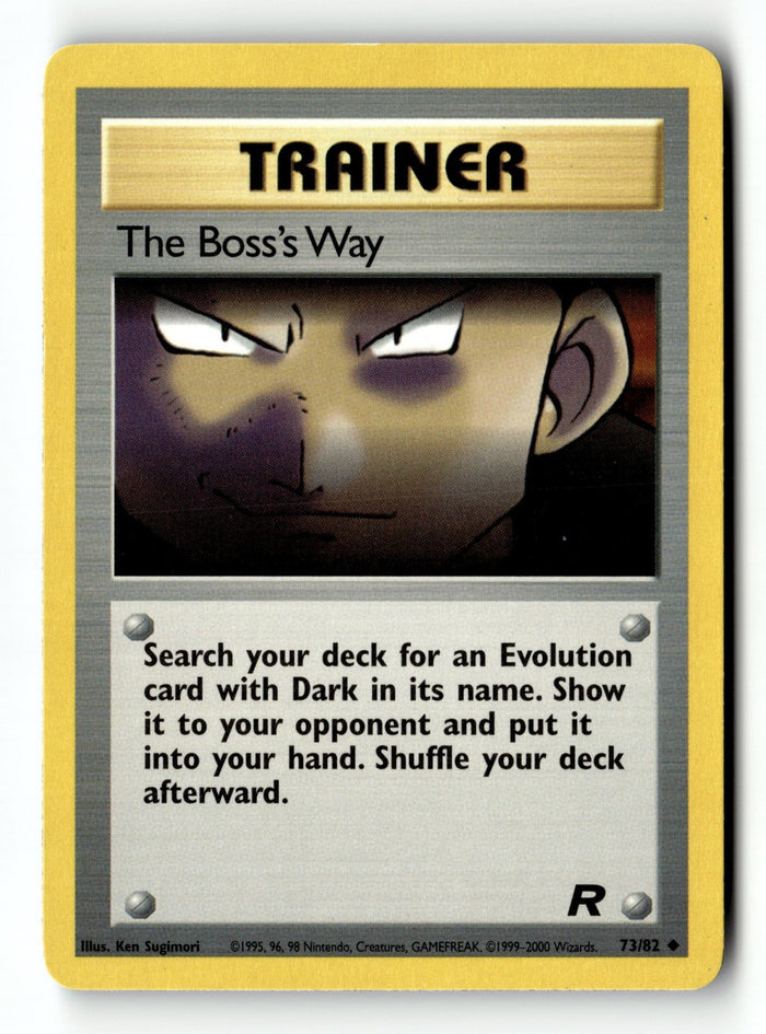 Pokemon Card The Boss's Way LP Legendary Collection 105/110