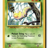 Pokemon Card Weedle LP Base Set 069/102