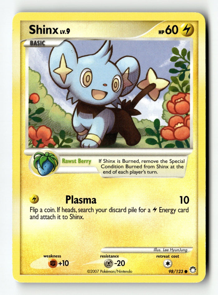 Pokemon Card Shinx LP Mysterious Treasures 98/123