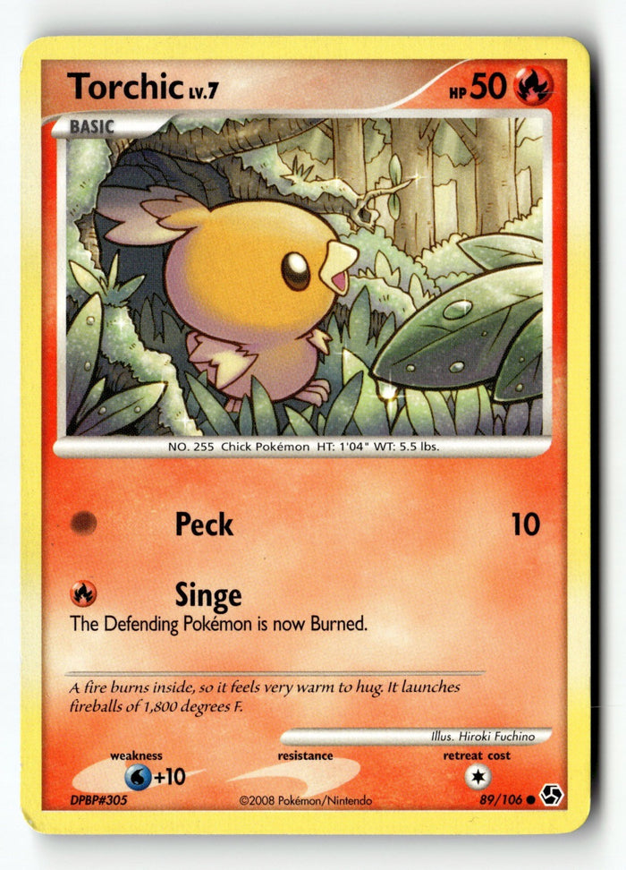 Pokemon Card Torchic LP Great Encounters 89/106