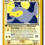 Pokemon Card Light Lanturn LP Neo Destiny 1st Edition Rare 023/105