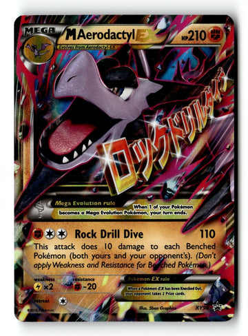 Pokemon Card M Aerodactyl EX Holo LP XY Promos XY98