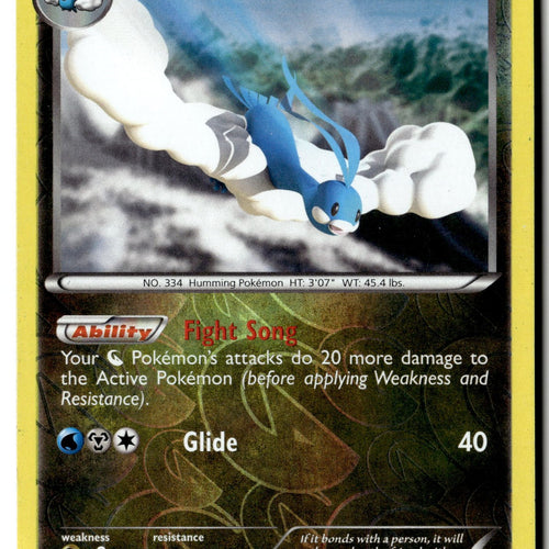 Pokemon Card Altaria LP Dragons Exalted Holo Rare 84/124