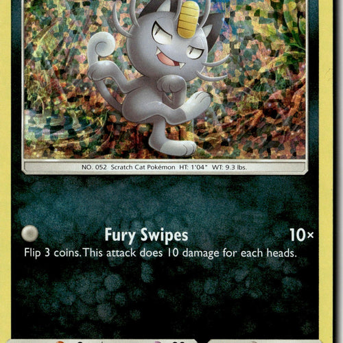 Pokemon Card Alolan Meowth - 8/12 LP McDonald's Promos 2017 Promo 008/012