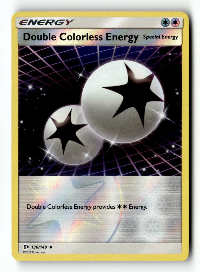 Pokemon Card Double Colorless Energy LP Base Set Reverse Holo Uncommon 136/149