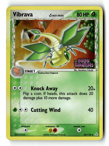 Pokemon Card Vibrava (Delta Species) Reverse Holo LP Holon Phantoms 54/110