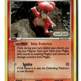 Pokemon Card Magby Reverse Holo LP Legend Maker 58/92