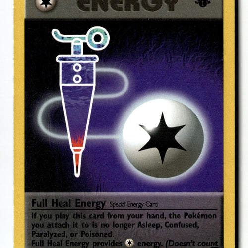 Pokemon Card Full Heal Energy LP Team Rocket 1st Edition Uncommon 81/82