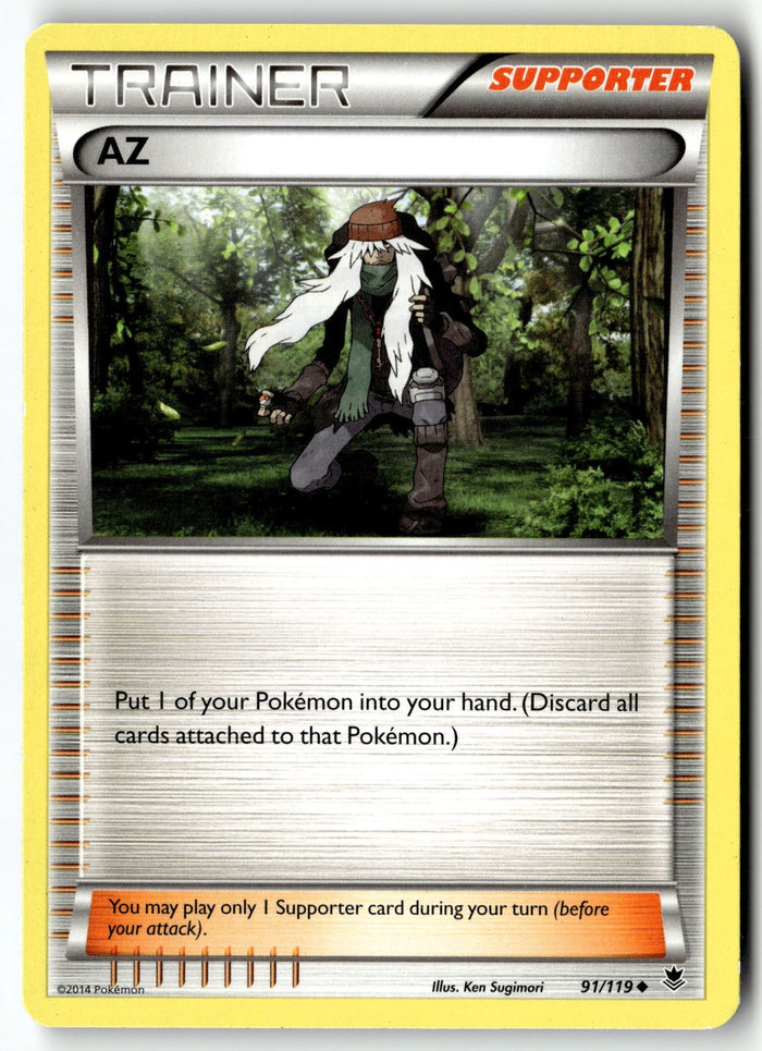 Pokemon Card AZ LP XY - Phantom Forces Uncommon 91/119