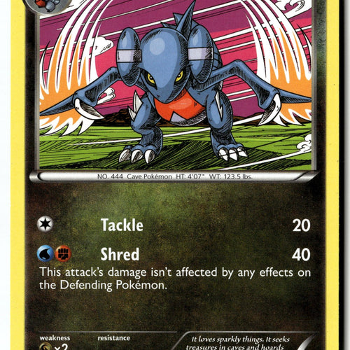 Pokemon Card Gabite LP Legendary Treasures Uncommon 95/113