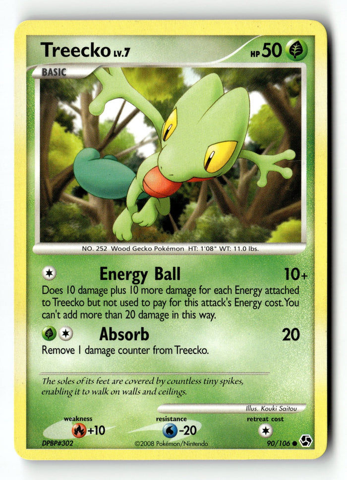 Pokemon Card Treecko LP Great Encounters 90/106