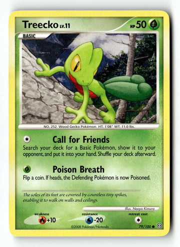 Pokemon Card Treecko LP Stormfront 79/100