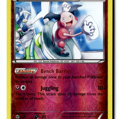 Pokemon Card Mr. Mime Reverse Holo LP XY - BREAKthrough 97/162