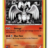 Pokemon Card Reshiram Holo LP Legendary Treasures Holo Rare 28/113