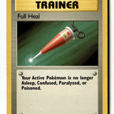 Pokemon Card Full Heal LP Base Set (Shadowless) Uncommon 082/102
