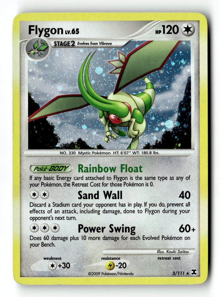 Pokemon Card Flygon LP Rising Rivals Holo Rare 5/111