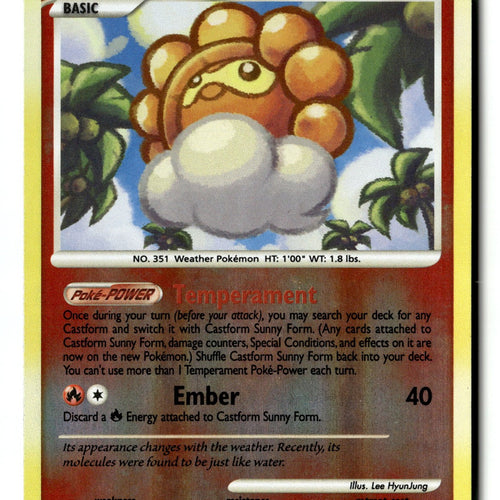 Pokemon Card Castform Sunny Form LP Legends Awakened Reverse Holo 51/146