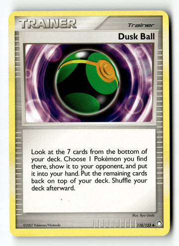 Pokemon Card Dusk Ball LP Mysterious Treasures Uncommon 110/123